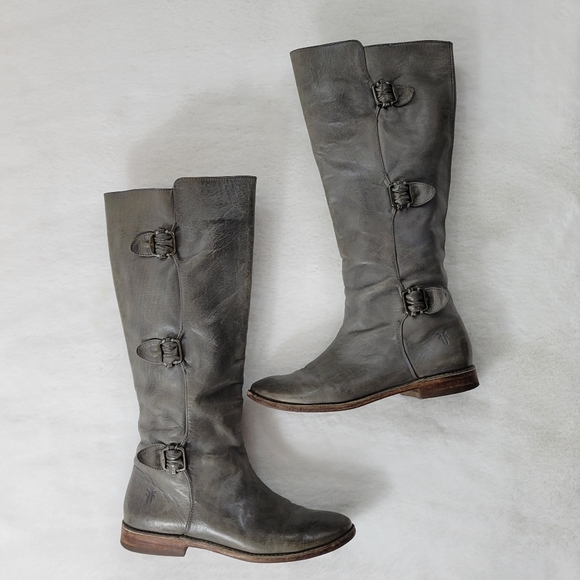 Frye Shoes - Frye Paige Leather Boots